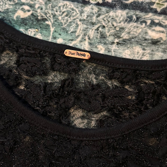 Women's Free People Top, Size Unspecified, Black - Picture 2 of 4